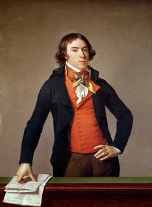 Bertrand Barere de Vieuzac (1755-1841) med dommen av Louis XVI (1754-93) 4. januar 1793