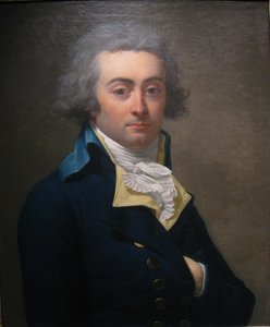 Portrett av Marie-Jean Hérault de Séchelles 1759-1794, andre halvdel av 1700-tallet.