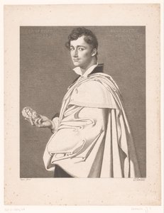 Portrett av billedhuggeren Lorenzo Bartolini av Jean Louis Potrelle