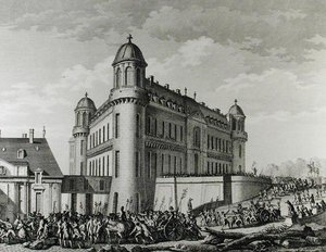 Kanoner tatt fra Chantilly til Paris, 9. august 1789 av Jean Louis Prieur