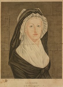 Marie Antoinette ved Conciergerie som fange, 1793 av Jean Louis Prieur