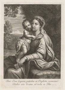Madonna og barn. av Jean Louis Roullet