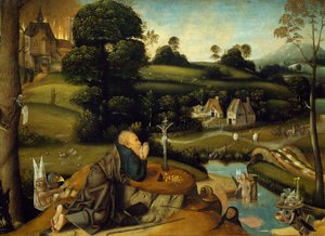 Temptation of St Anthony, av Jan Mandyn (cirka 1500-1560)