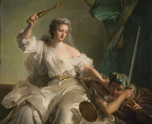 Allegori om rettferdighet som bekjemper urettferdighet av Jean Marc Nattier