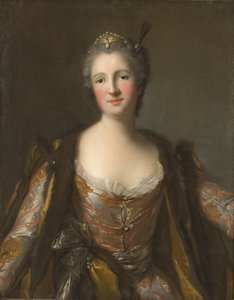 Elisabeth Catherine de Besenval, marquise de Broglie, en sultane - Marquise de Broglie (1718-1777), født Freiin von Besenval von Brunstatt, som Sultana, av Nattier, Jean-Marc (1685-1766). Olje på lerret. 1742 Dimensjon : 81x63 cm. Nasjonalmuseet Stockholm av Jean Marc Nattier