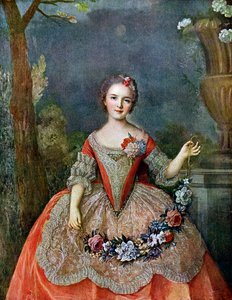 Madame de Beaujolais, 1700-tallet 1910. av Jean Marc Nattier