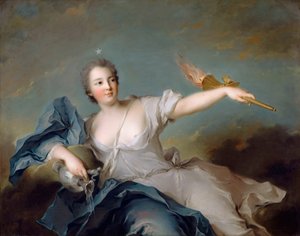 Marie-Anne de Nesle, Marquise de La Tournelle, hertuginne av Châteauroux 1717-1744 av Jean Marc Nattier