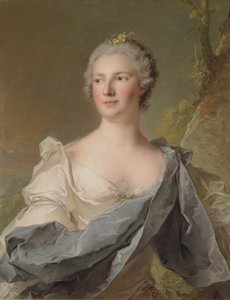 Portrett av Barbara Belgioso dEste (f.1680) prinsesse av Ferrara, 1747