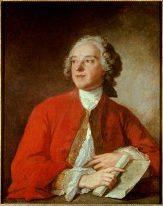 Portrett av Pierre Augustin Caron de Beaumarchais (1732 - 1799) Fransk forfatter og dramatiker - Maleri av Jean Marc (Jean-Marc) Nattier (1685-1766) - Paris, Comedie Francaise - Portrett av Pierre Augustin Caron de Beaumarchais (1732-1799) , fransk forfatt av Jean Marc Nattier