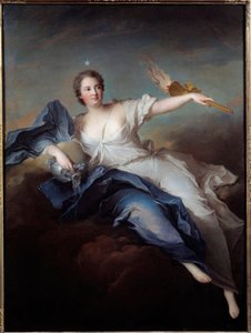 Portrett av hertuginnen av Chateauroux i Aurora (Marie Anne de Mailly Nesle av Jean Marc Nattier