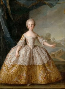 Prinsesse Isabella av Parma 1741-1763 som barn