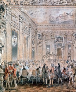 Fest på Louveciennes, 1771 av Jean Michel the Younger Moreau