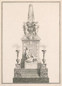 Katafalk av Jean Michel Moreau le Jeune