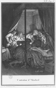 Kastrerende Abelard, illustrasjon fra 