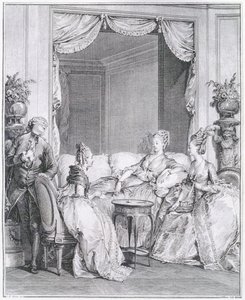 Frykt ikke, min gode venn, gravert av I.S. Helman (1743–1809) av Jean Michel the Younger Moreau