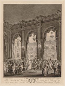 Maskeballen av Jean Michel the Younger Moreau
