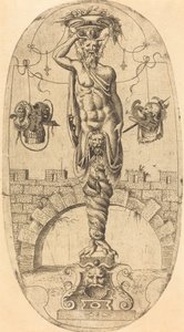 Satyr med vridde ben av Jean Mignon