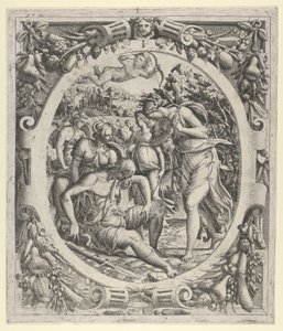 Adonis død, 1535-55. av Jean Mignon