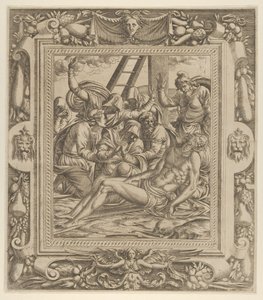 Klagesangen over Kristus, 1535-55. av Jean Mignon