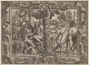 Evas fristelse av Jean Mignon