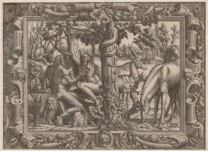 Evas fristelse, ca. 15451547.