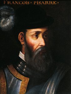 Portrett av Francisco Pizarro (Trujillo, Spania av Jean Monier or Mosnier