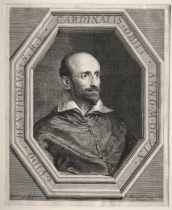 Kardinal Guido Bentivoglio, pavelig nuntius ved hoffet til Ludvig XIII. av Jean Morin