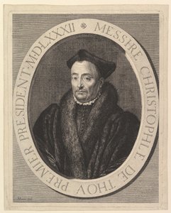 Christophe de Thou, første president i parlamentet.