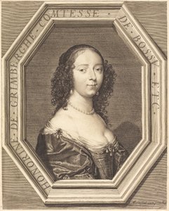Honorine Grimberge, grevinne av Bossu av Jean Morin