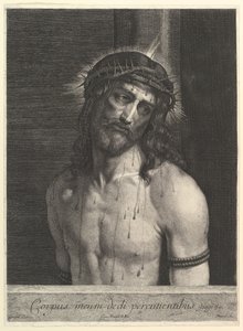Kristus har kolonnen. av Jean Morin