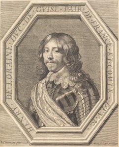 Henrik av Lorraine, hertug av Guise av Jean Morin after Justus Sustermans