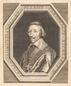 Kardinal Richelieu av Jean Morin after Philippe de Champaigne