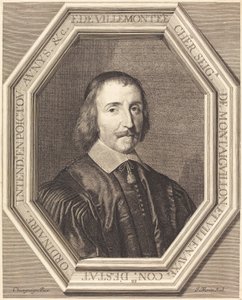 Francois de Villemontée av Jean Morin after Philippe de Champaigne