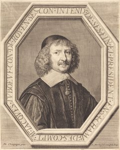 Jacques Tuboeuf av Jean Morin after Philippe de Champaigne