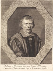 Omer Talon av Jean Morin after Philippe de Champaigne