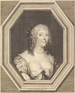 Anne Sophie Herbert, grevinne av Carnarvon av Jean Morin after Sir Anthony van Dyck