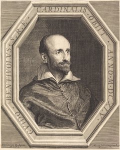 Kardinal Guido Bentivoglio av Jean Morin, after Sir Anthony van Dyck