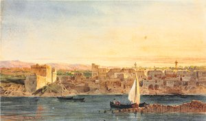 Konstantinopel Sublime Port av Jean Nicolas Henri de Chacaton