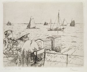 Sommer på Elben (tørrpunkt)