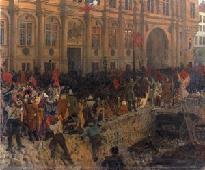 Proklamasjon av republikken 24. februar 1848, ca. 1902. av Jean Paul Laurens