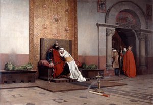 Ekskommunikasjonen av Robert den fromme, 1875 av Jean Paul Laurens