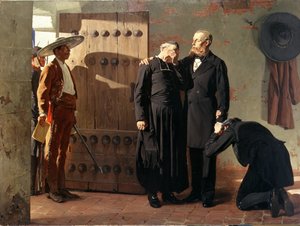 De siste øyeblikkene til Maximilian, 1882