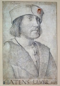 Portrett av Philippe de la Platiere (1465-1499), fogd og kaptein i Nantes med kallenavnet 