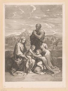 Hellig familie med Elizabeth og døperen Johannes