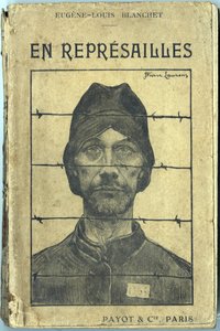 Omslag, «En reprisailles», av Eugene-Louis Blanchet, illustrasjon av Jean-Pierre Laurens (1875-1933). Editions Payot et Compagnie, Paris
