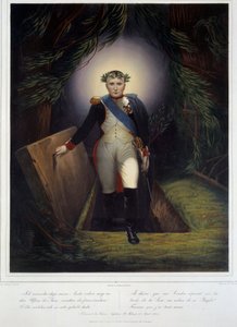 Portrett til fots av Napoleon I (1769 - 1821) fra graven hans. Jean Jacques Werner (1791-1849) og Jean Pierre Marie Jazet (1788-1871)