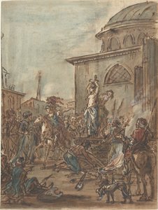 Olindo og Sophronia reddet av Clorinda av Jean Pierre Norblin