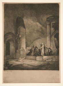 Oppdragelse av Lasarus av Jean Pierre Norblin