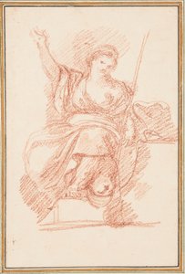 Sittende allegorisk figur av Jean Robert Ango