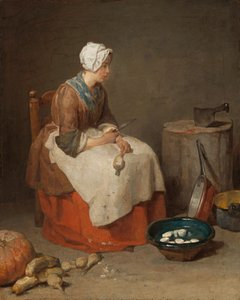 Kjøkkenhjelpen av Jean Baptiste Simeon Chardin